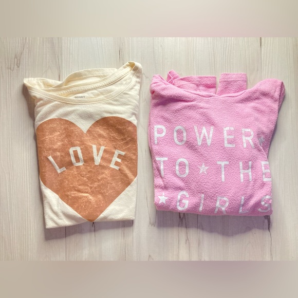 ✨2/$40✨ Girls’ Old Navy + Grayson Social Long Sleeve Fall Shirts 🍂 - Picture 1 of 9